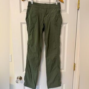Athleta Green Cargo Pants Utility Style